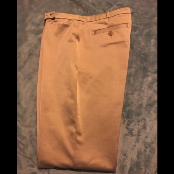 CALVIN KLEIN GOLD PANTS - Picture 1 of 6